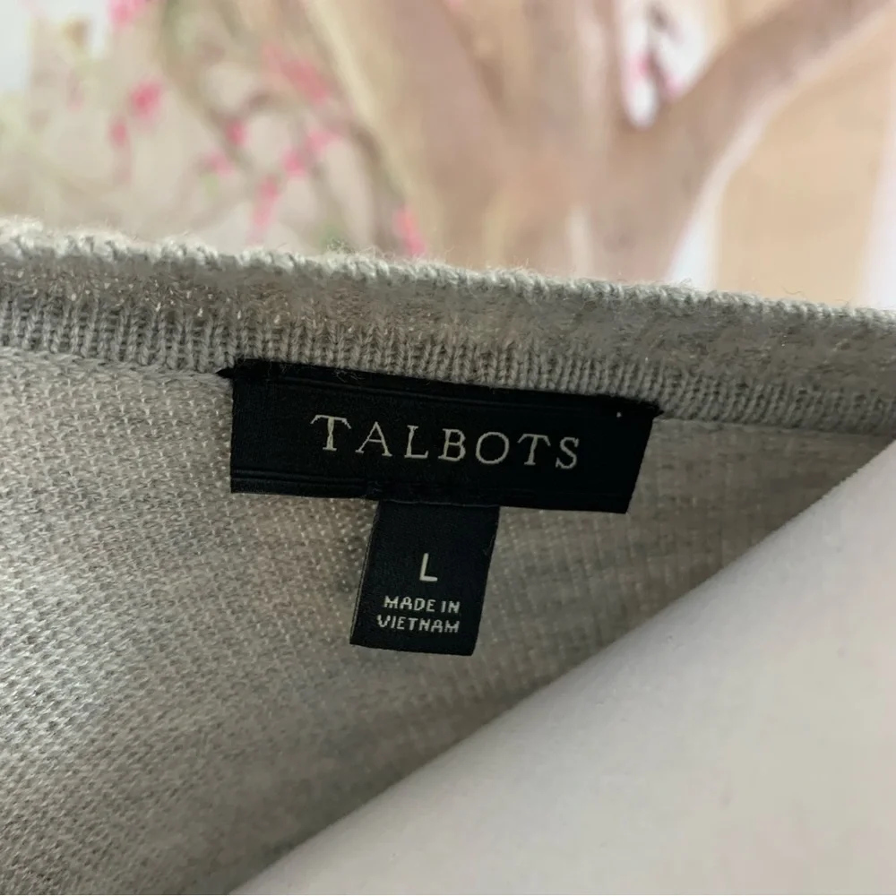 NEW Talbots Striped Side Button down Sweater - Picture 10 of 11